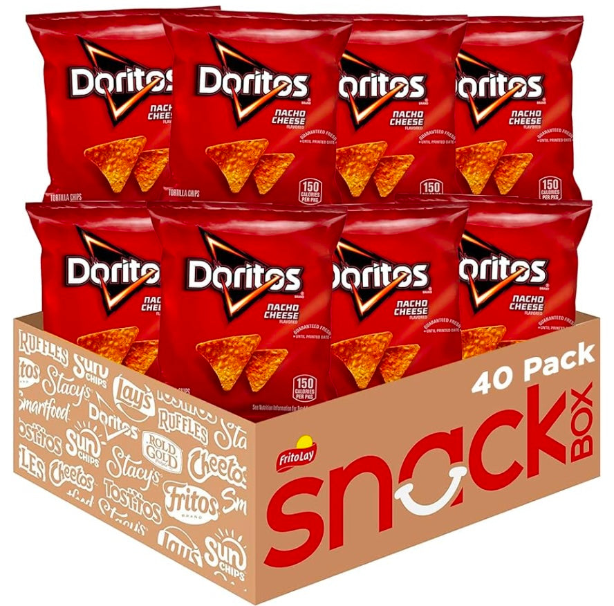 Doritos Flavored Tortilla Chips, Nacho Cheese 40 Pack image 0