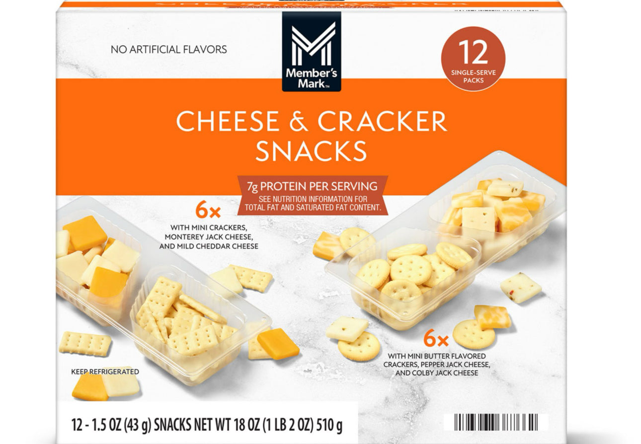 Member's Mark Cheese and Cracker Snacks, 12 pk. image 0
