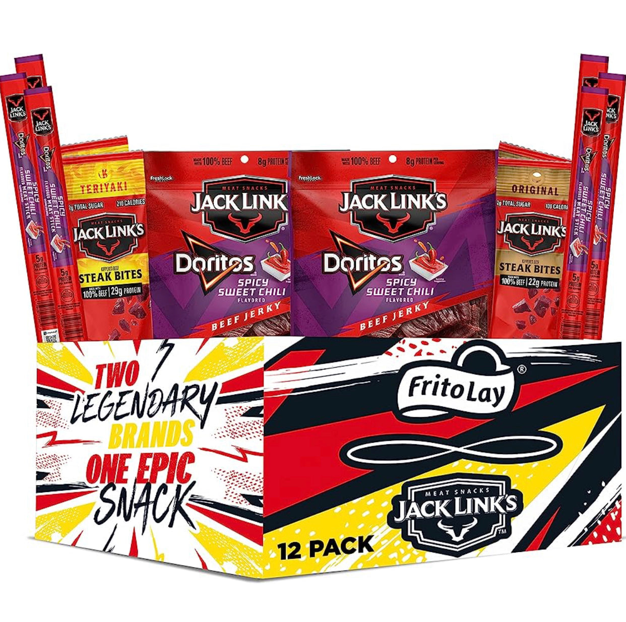 Jack Link’s® Doritos® Meat Snack Sampler Variety Pack, 12 Pack image 0