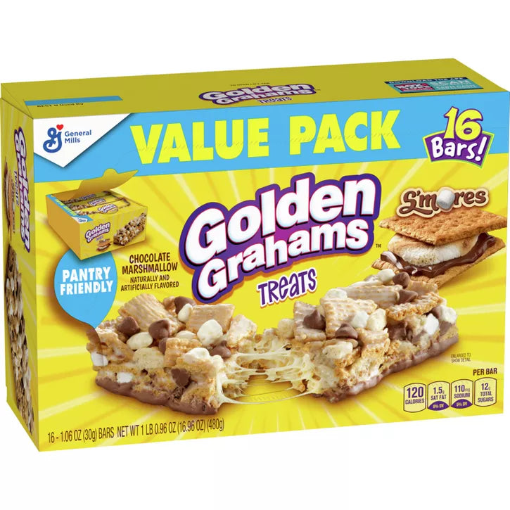 Golden Grahams S'mores Treat Bars (16 Pack) image 0