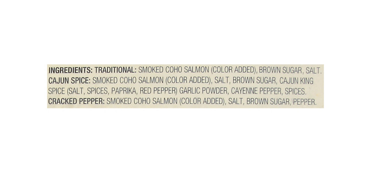 Echo Falls Salmon Coho Smoked Trio Cajun Spice Traditional & Pepper image 2