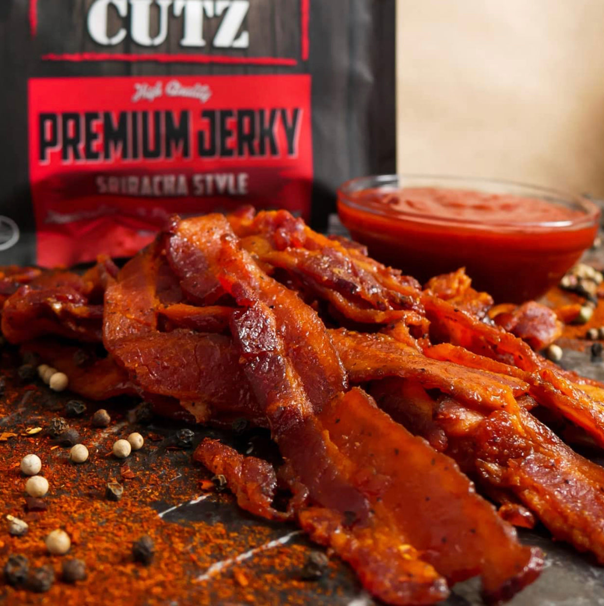 Wicked Cutz (Pork) Bacon Jerky Variety Pack image 1