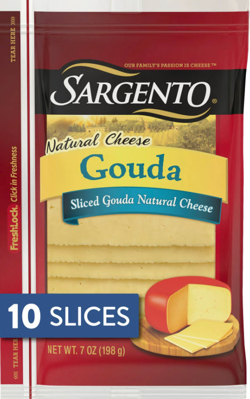 Sargento® Sliced Gouda Natural Cheese image 0