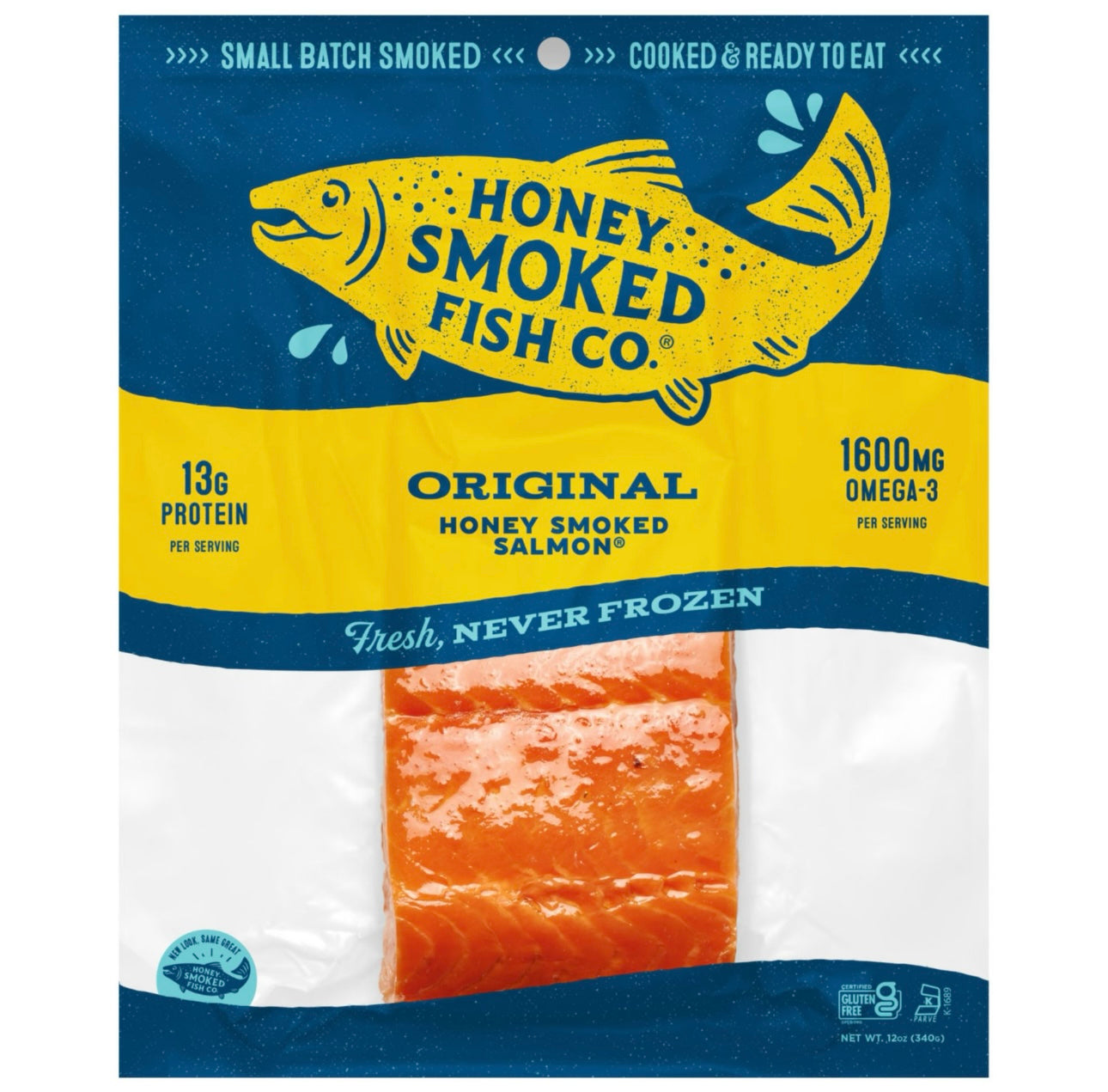 Honey Smoked Salmon, Original Flavor, 12 oz. (Jumbo size) image 0