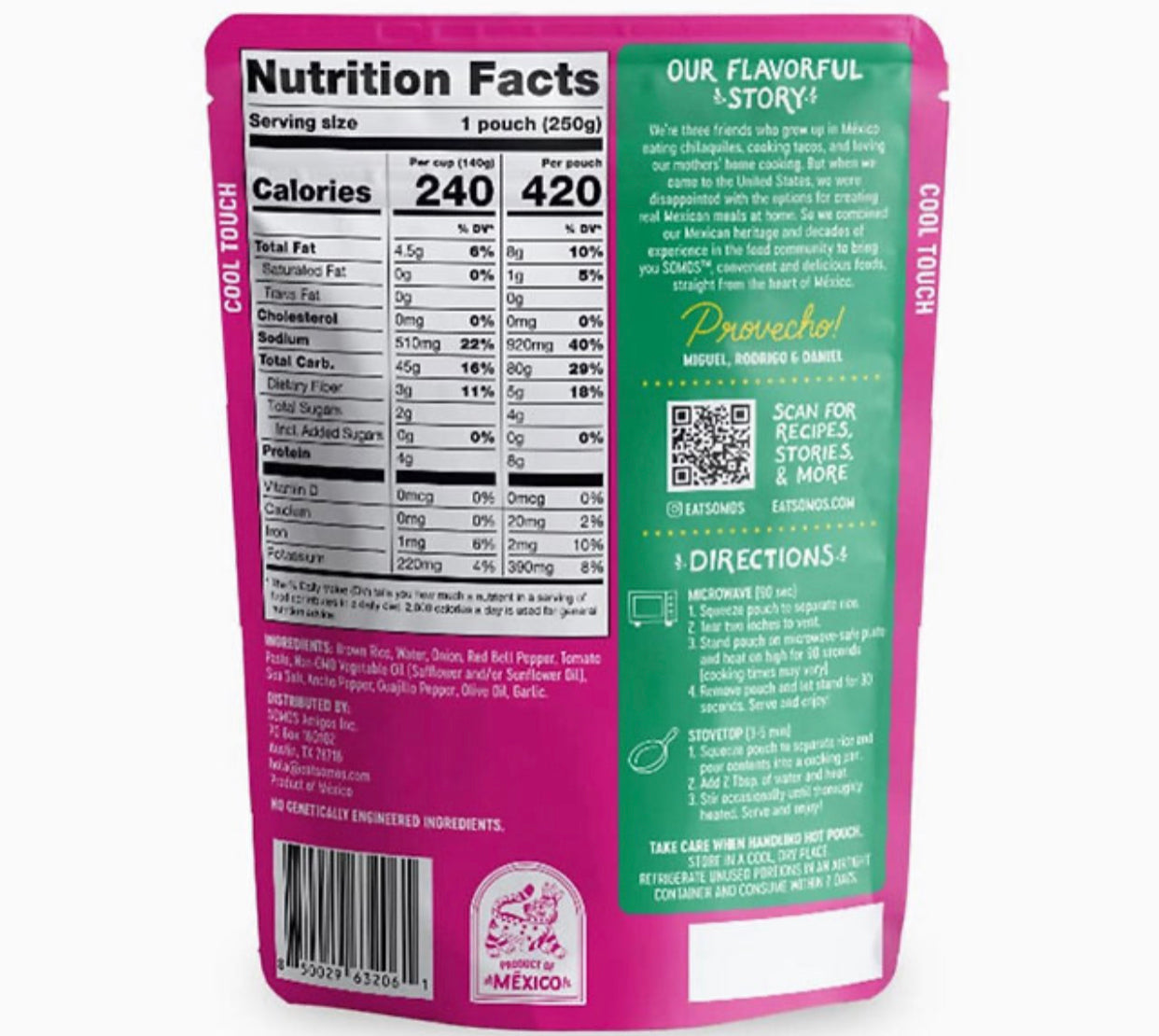 SOMOS Mexican Brown Rice (6 Pack) image 1