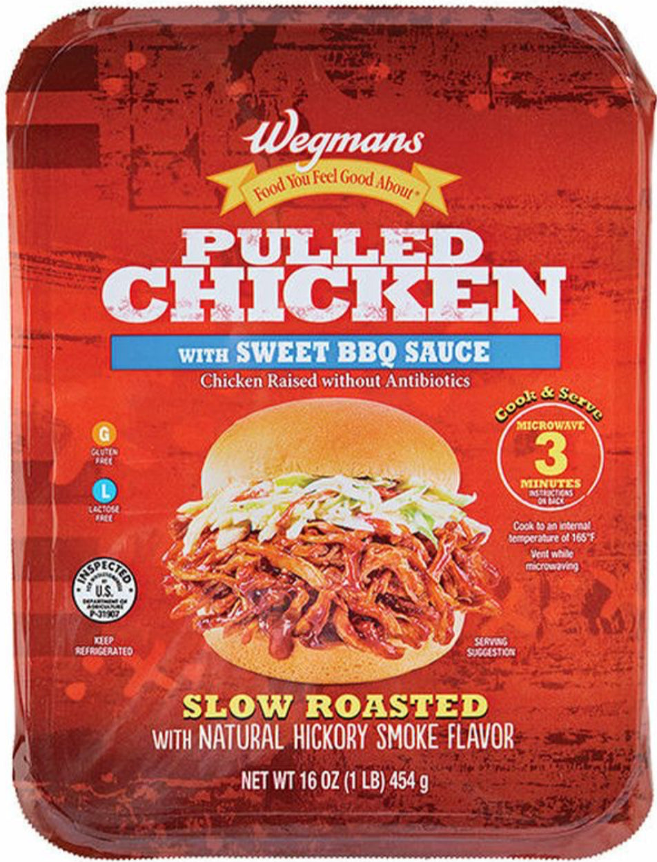 Sweet BBQ Slow Roasted Pulled Chicken, Raised without Antibiotics image 0