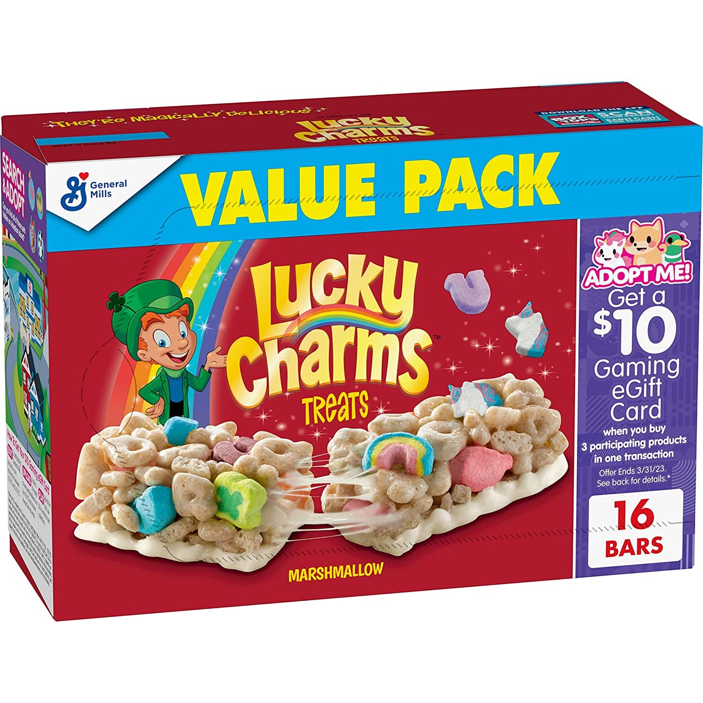Lucky Charms Cereal Bars (16 Pack) image 0