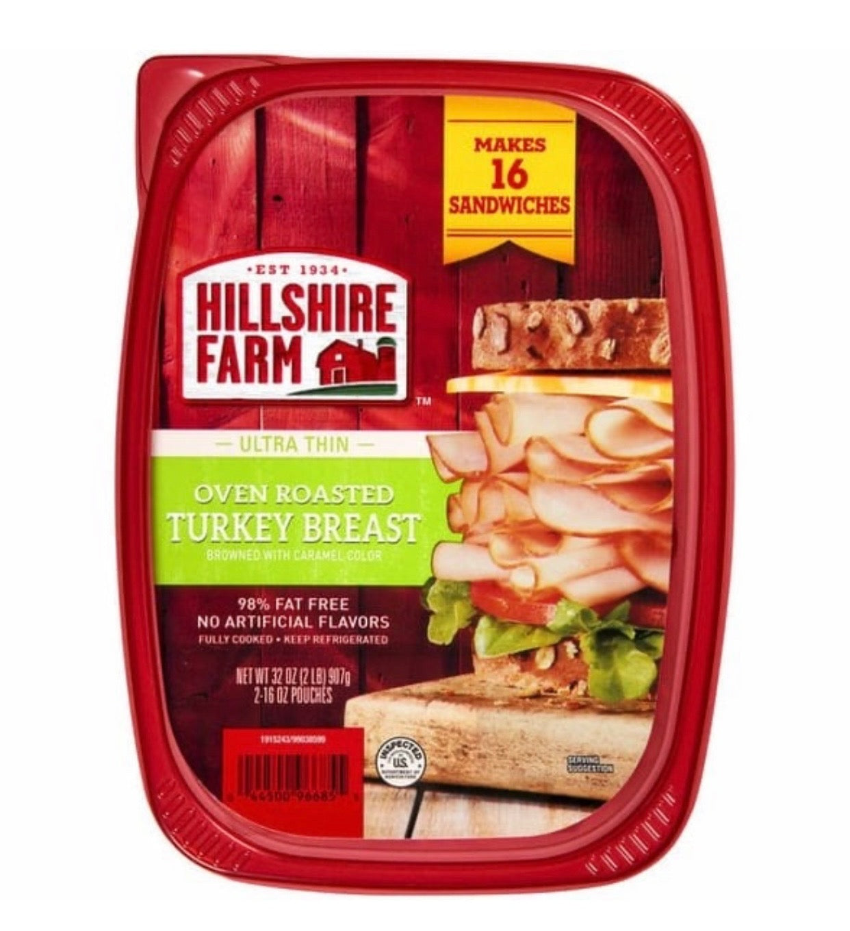 Thin Sliced Oven Roasted Turkey Breast Mega Size Lunch Meat image 0