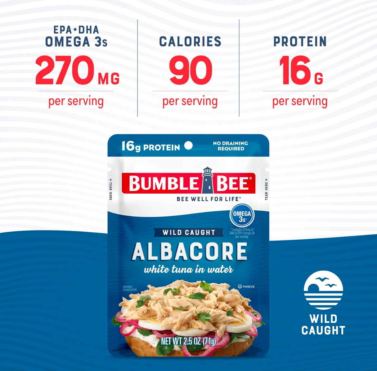 Bumble Bee Chunk White Albacore Tuna in Water (Pack of 12) image 2