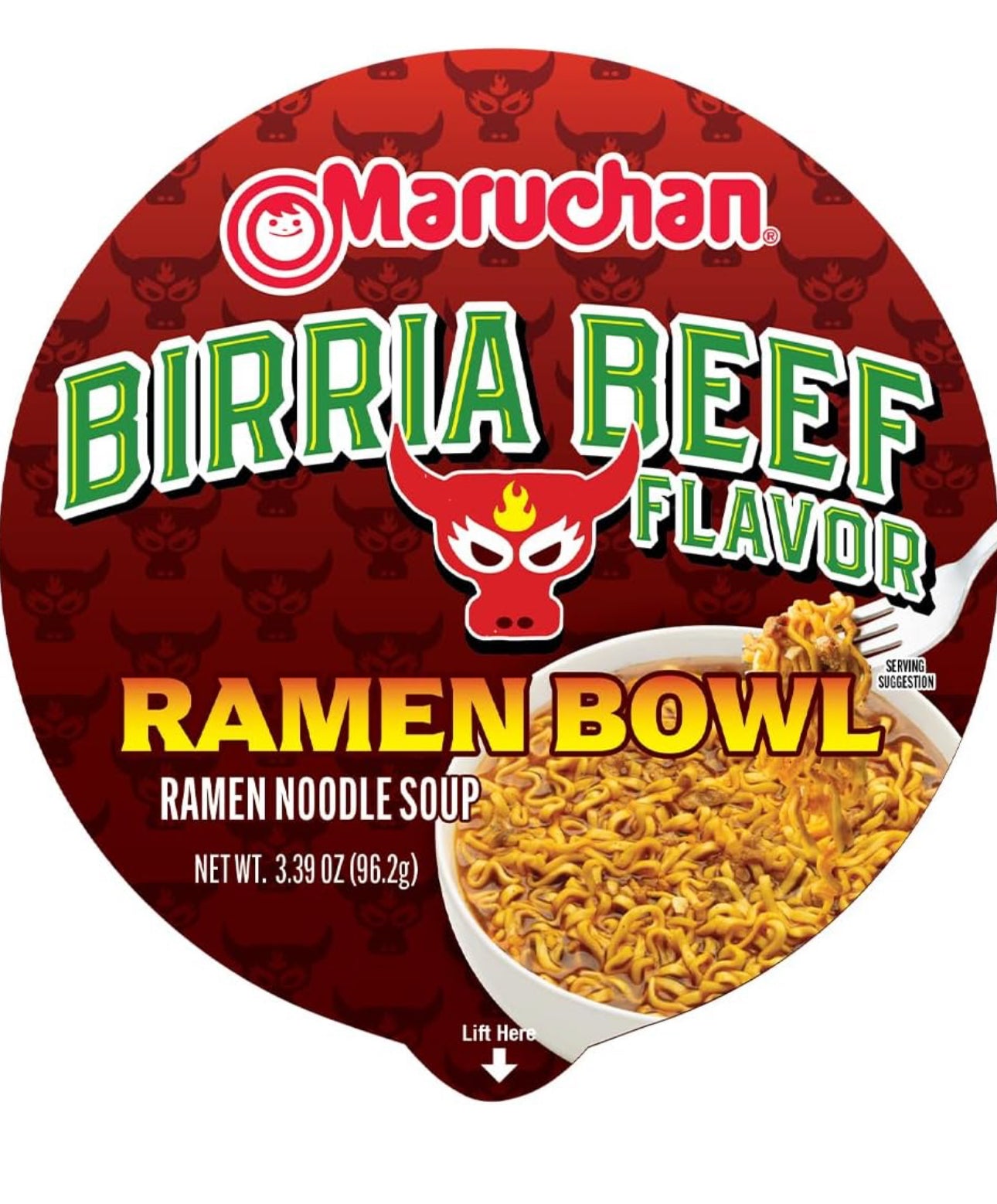 Maruchan Bowl Birria Beef, Ramen Soup Mix (Pack of 6) image 2