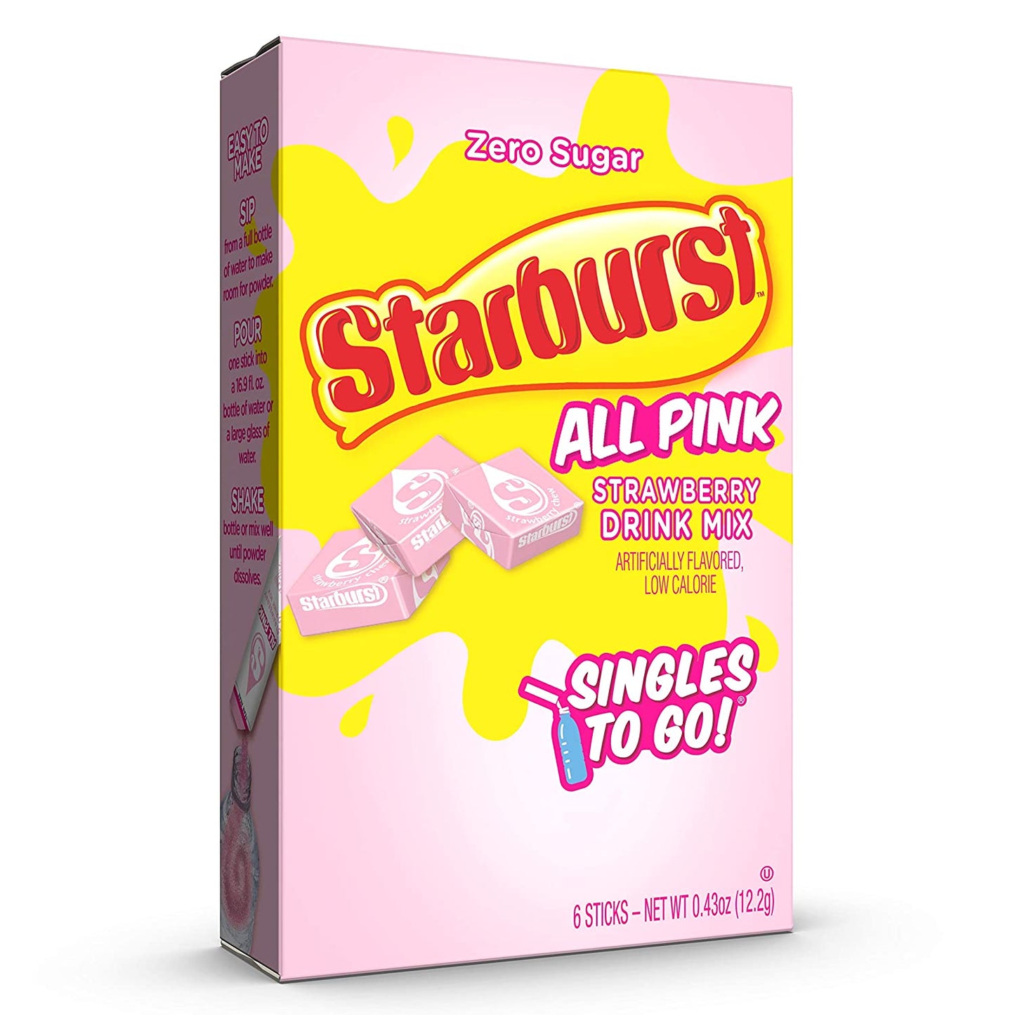 Strawberry Starburst Drink Mix Sticks Variety Pack (6 Ct) image 0