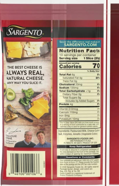 Sargento® Sliced Gouda Natural Cheese image 1