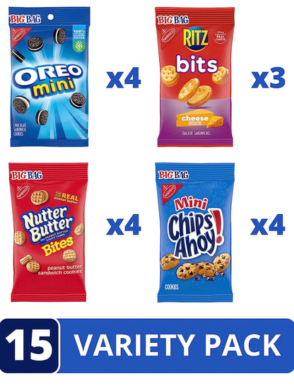 Mini Oreo, Ritz, Chip Ahoy & Nutter Butter Variety Pack image 1