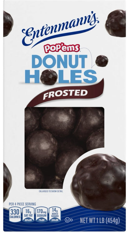 Entenmann's Pop'ems Frosted Donut Holes