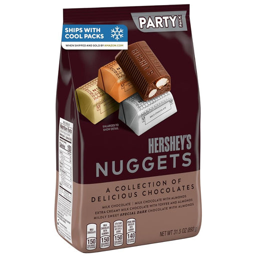 HERSHEY'S NUGGETS Assorted Chocolate Candy Party Pack