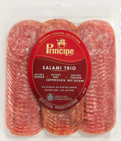 Principe Uncured Salami Trio, 12 oz.