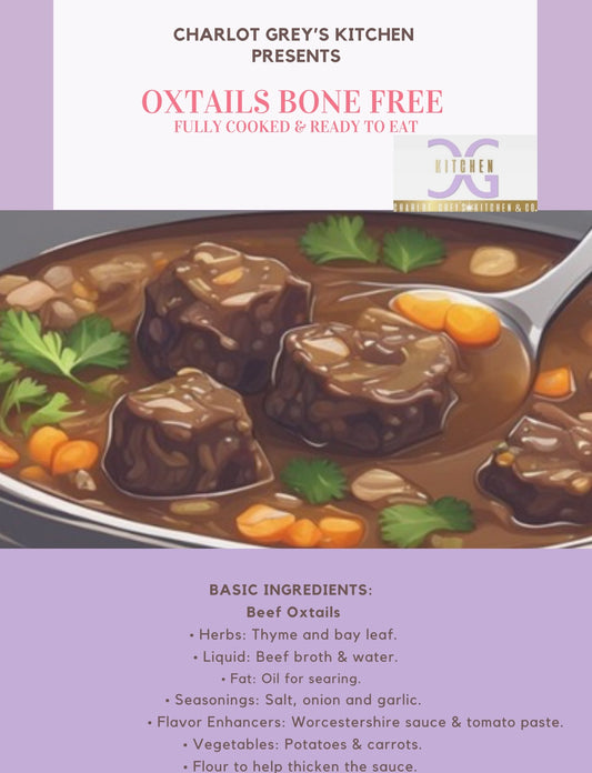 NEW!!! Heat & Eat Oxtails, COMING IN JULY!!!
