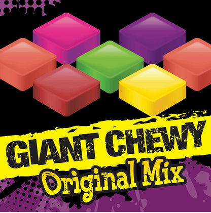 Now and Later Giant Chewy Original Mix, Mixed Fruit Chew Candy, 38 Ounce Jar image 2