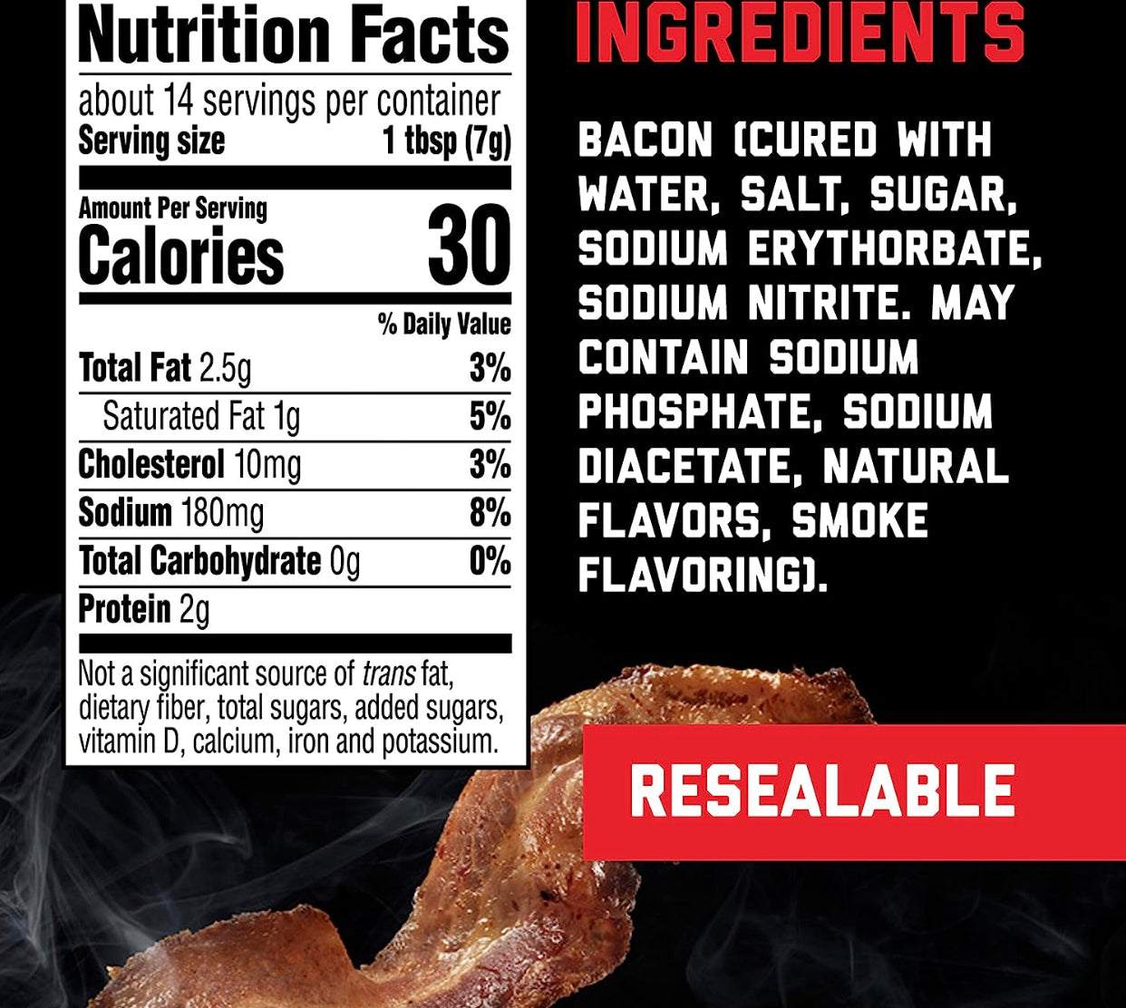 Hormel Black Label Chopped Bacon image 1