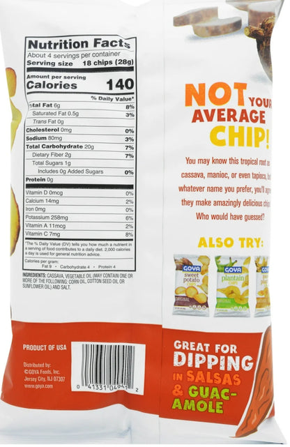 Goya Cassava Chips,Traditional image 1