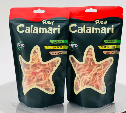 Premium Dried Squid  (Calamari) Delicious Seafood Snack (Twin Pack) 4oz image 0